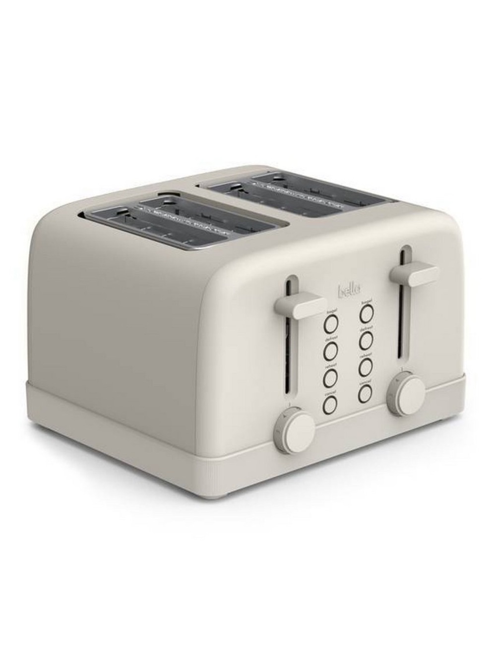 bella 4-Slice Toaster Oatmilk Cream SOLD OUT Easy Clean NEW IN BOX